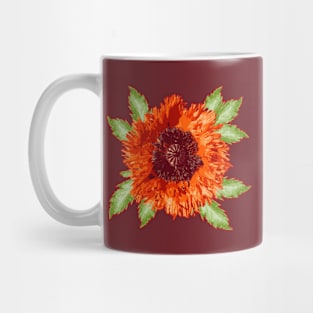 Oriental Poppy Mug